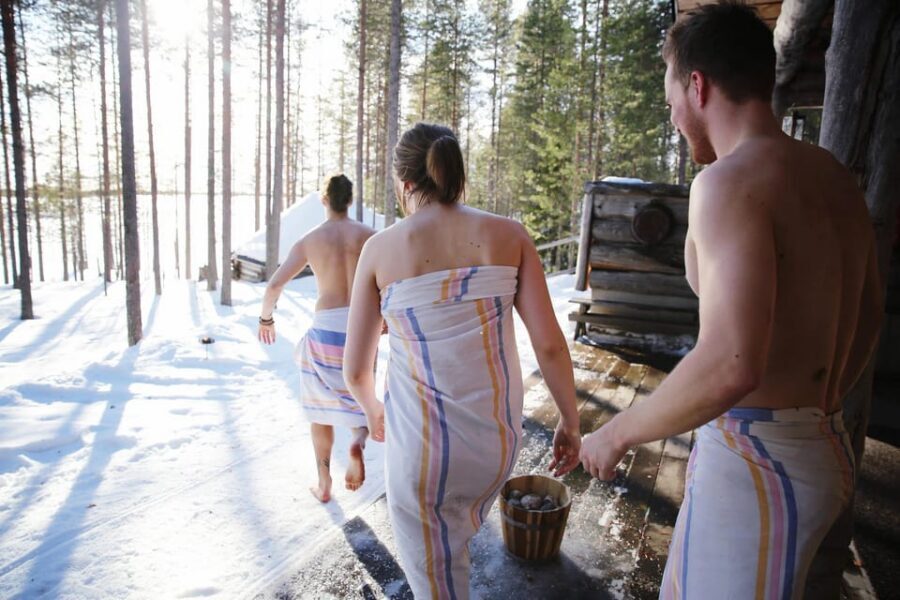 Arctic Tent Sauna Experience with Ice Swimming - The Sauna and Ice Hole Routine: What the Two Hours Feels Like