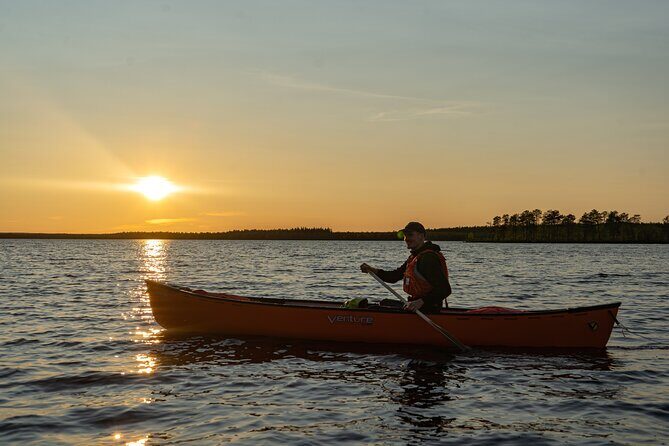 Canoe Trip in Lapland from Rovaniemi - The snack stop with hot drinks (it’s not just a break)