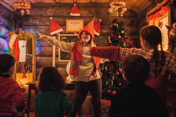 Elf Hat Academy in Santas Village of Rovaniemi - The Elf Hosts: Sprinkles, Peabody, and the Kind of Participation You’ll Do