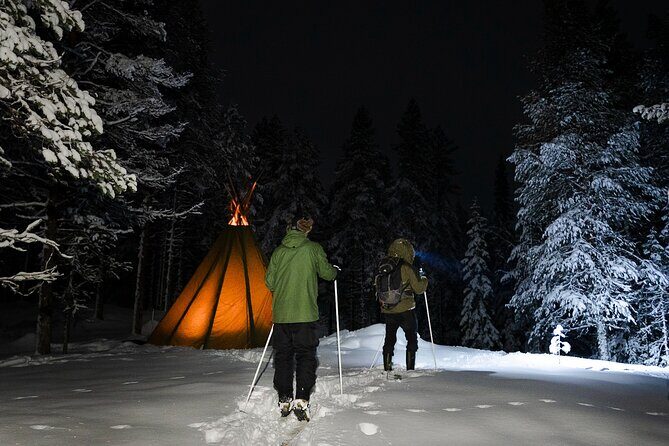 Evening Ski Trek to the Wilderness - Extra Small group - Weather reality: when the aurora plan changes