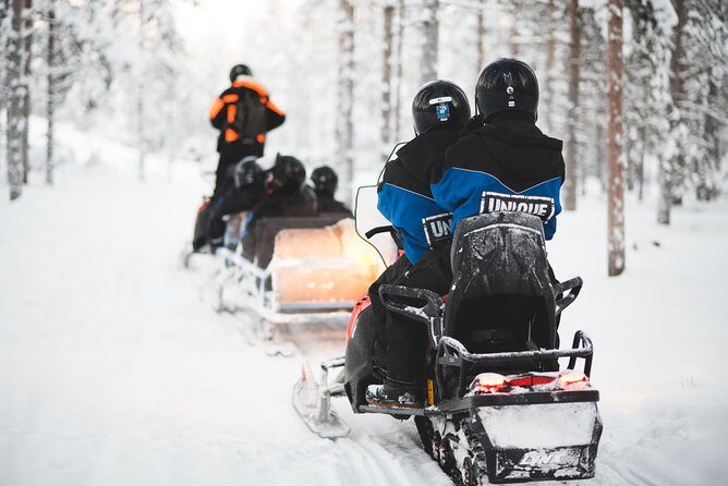 Family Snowmobile Safari from Santa Claus Village - Getting From Santa Claus Village Into Real Winter Mode