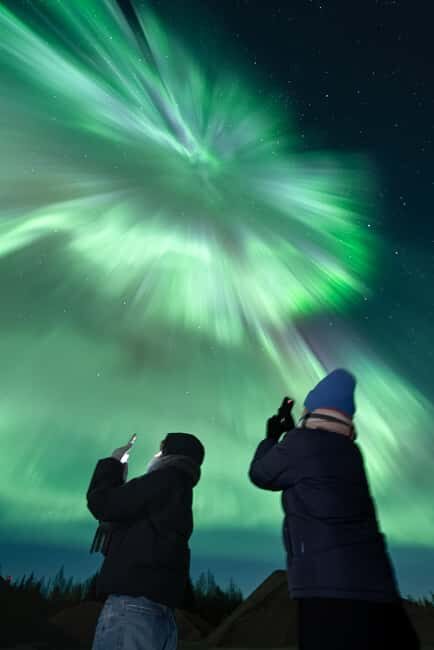 From Rovaniemi: Aurora Borealis Hunting with Photos & Videos - Aurora Borealis hunting in Rovaniemi, with Kun running the show