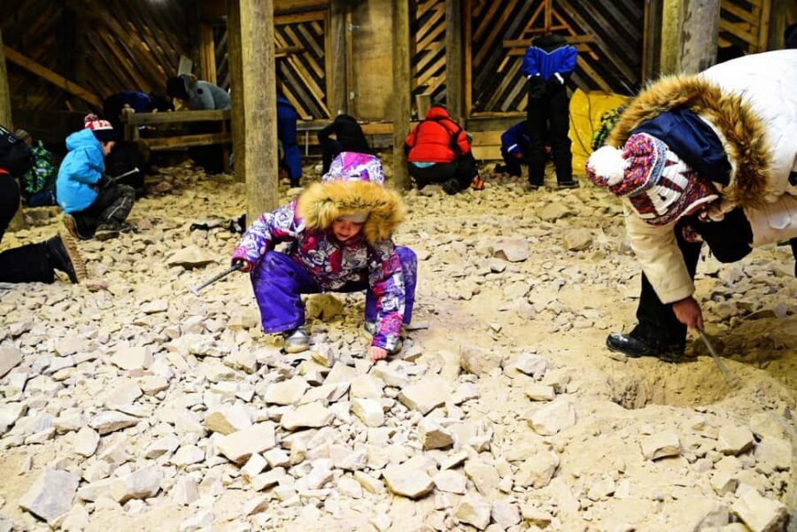 From Rovaniemi: EXCURSION TO THE AMETHYST MINE IN LUOSTO - The Digging Part: How To Get a Lucky Stone Without Rushing It