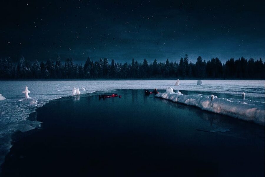 From Rovaniemi: Ice Floating under Aurora Borealis - The meeting point and how to keep your night from going sideways