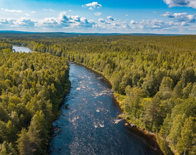 From Rovaniemi: Vikaköngäs Forest Hiking Tour - The wooden hanging bridge: where the roar really shows up