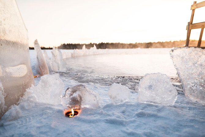 Full Day Lapland Tour, including Lunch and Dinner - Wood-Burning Finnish Sauna Instruction and the Arctic Lake Cold Dip