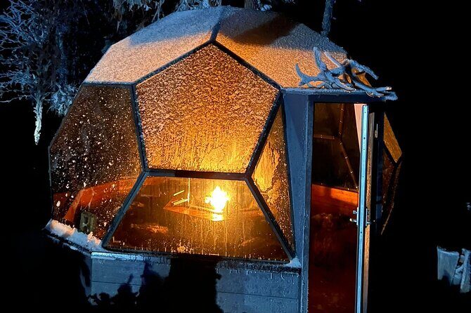 Glass Igloo Campfire Dinner under Northern Lights - Northern Lights Reality Check: Built for Weather, Not Guarantees