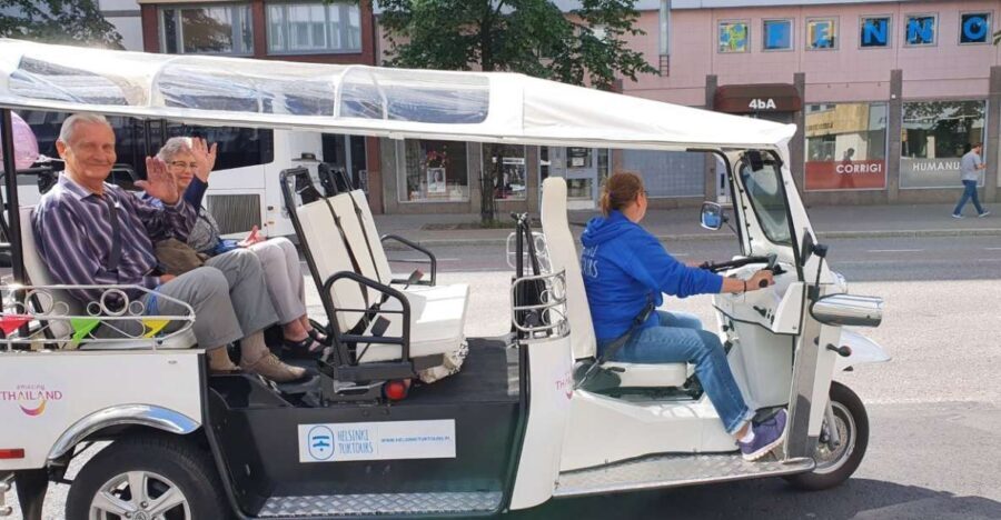 Helsinki City: 2.5-Hour City Tour with Electric TukTuk - Getting picked up without stress: cruise port, station, and central hotels