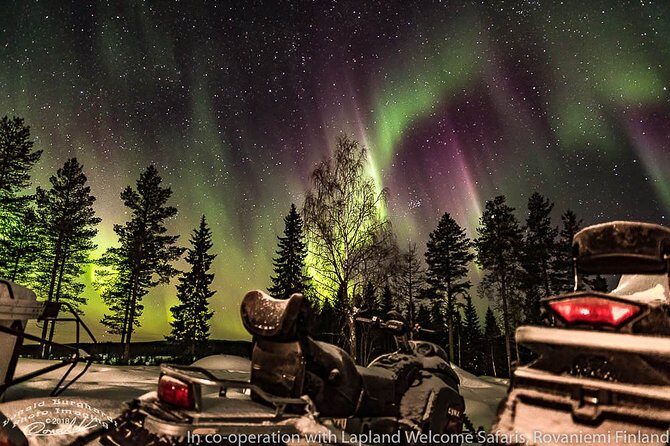 Hunting Northern Lights by Snowmobiles - If the sky doesn’t cooperate, you still get a full night out