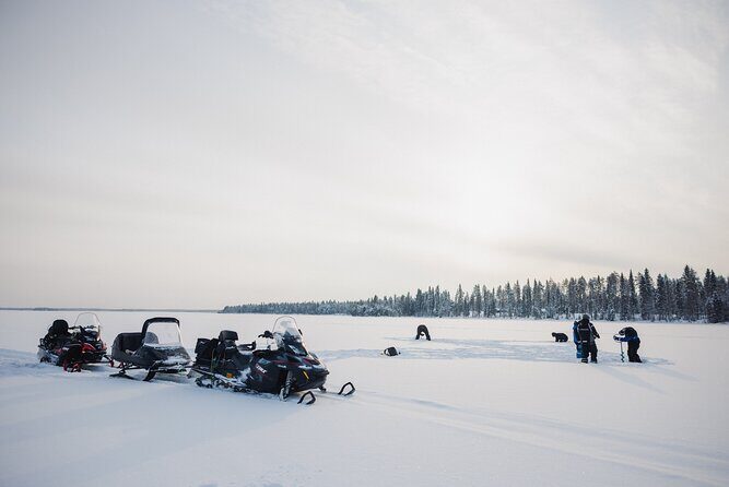 Ice Fishing and Snowmobile Safari Combo in Lapland - A 4-Hour Lapland Combo That Mixes Speed and Stillness