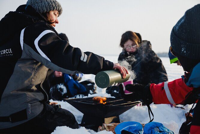 Ice Fishing and Snowmobile Safari Combo in Lapland - The Ice Fishing on the Frozen Lake: How the Lesson Actually Feels