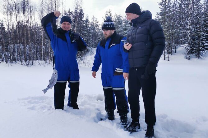 Ice fishing experience - Pickup From Kemi Or Tornio, Then A 45-Minute Winter Transfer
