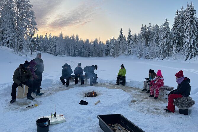 Ice fishing experience - Fishing For Rainbow Trout And The Meal From Your Catch