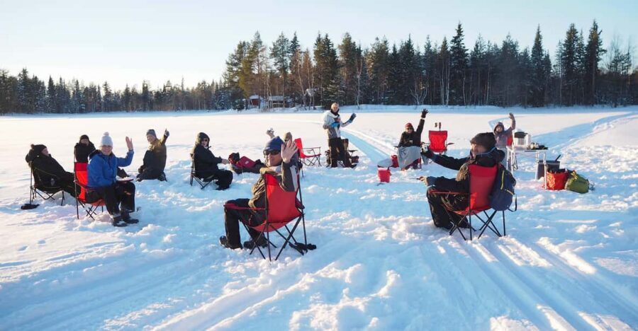 Ice fishing program in Lapland - Your Fishing Time: Tips, Patience, and What to Expect When Results Vary