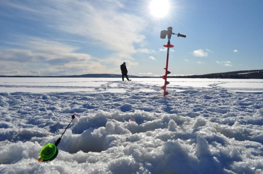 Ice fishing program in Lapland - 3 Hours in Rovaniemi: Pickup, Photo Stop, and the Right Pace