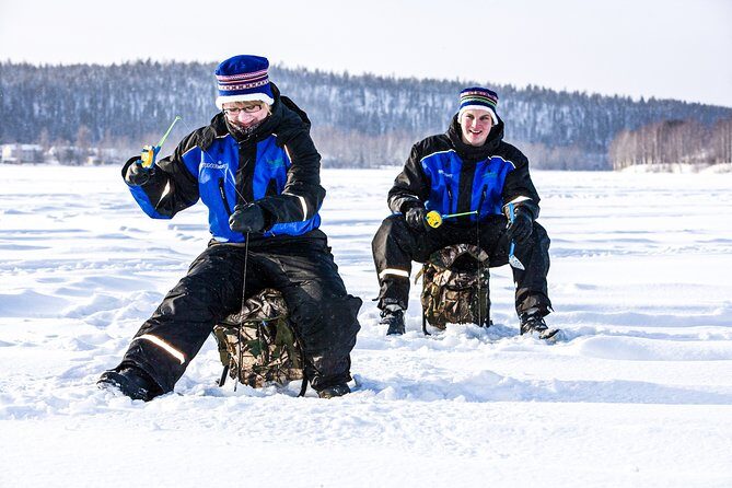 Ice Fishing Trip in Rovaniemi - Arctic scenery and nature photos: when winter lighting is your reward