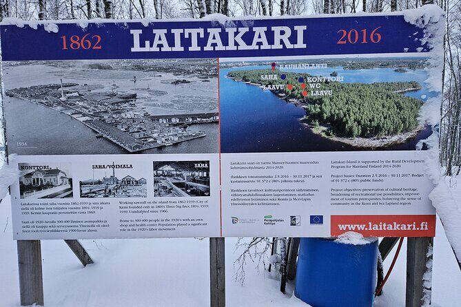 Icetrek to Old Kemi - Crossing the Ostrobothnian Sea ice to Laitakari (0.8 km)