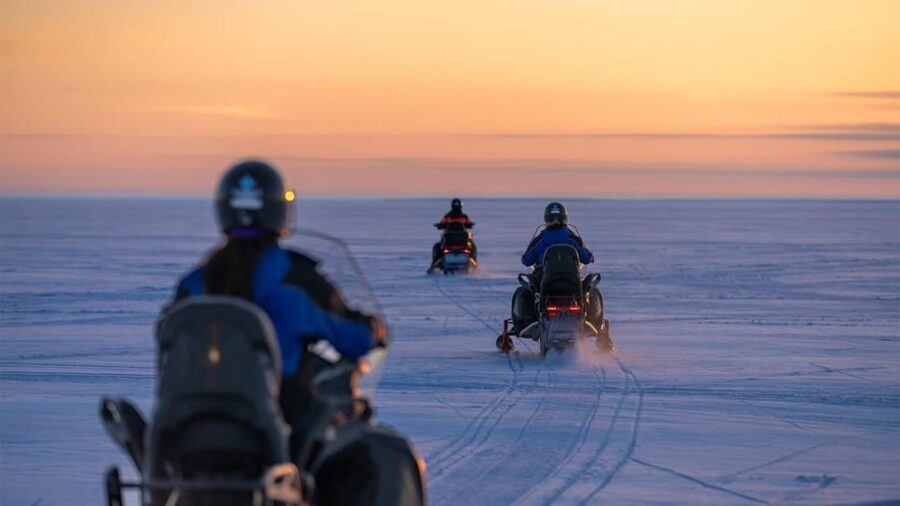 Kemi-Tornio: Snowmobile Forest Safari w/ Hot Drink & Snacks - Getting ready at Sea Lapland Safaris: gear, safety, and who can drive