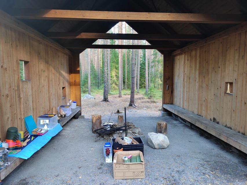 Kintulammi Nature Experience (Nature reserve near Tampere) - Kota lunch and cooking on fire: the heart of the experience