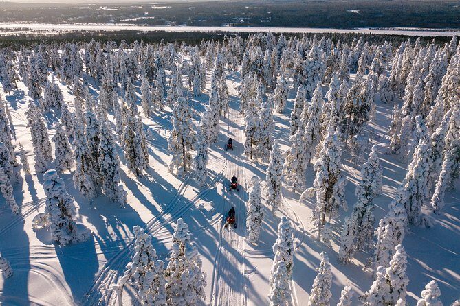 Lapland Family Snowmobile Safari from Rovaniemi - The 3-hour flow: from adult ride time to kid track time