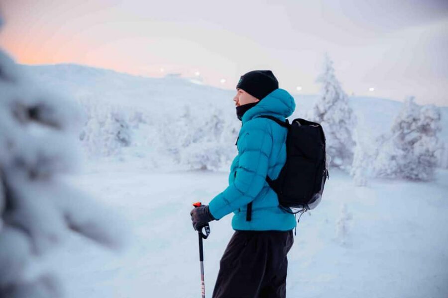 Levi: Cross-Country Skiing Experience - What the 2-hour experience looks like (town, lake, forest)