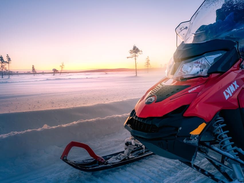 Levi: Easy Snowmobile Tour Perfect for Beginners - The Main Event in Sirkka: Easy Trails, Frozen Forests, and Photo Pauses