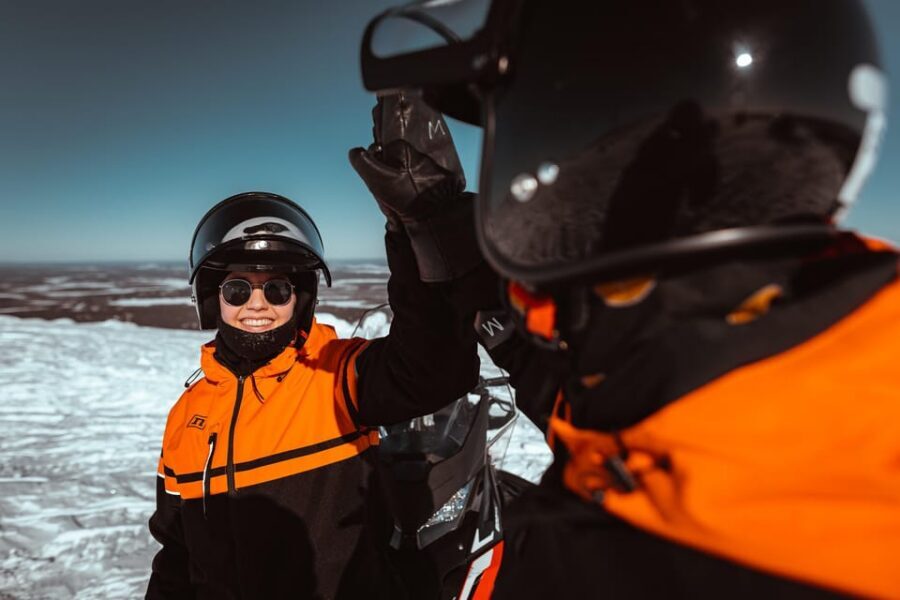 Levi: Full Day Snowmobile Safari to Wilderness - The backwoods route: less-used tracks and real photo chances