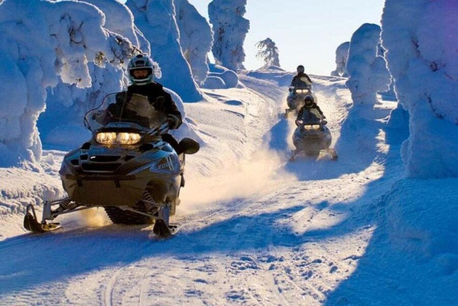 Levi: Lapland Family Snowmobile Safari - Entering Levi Snow Country: pickup, timing, and what 3 hours really means