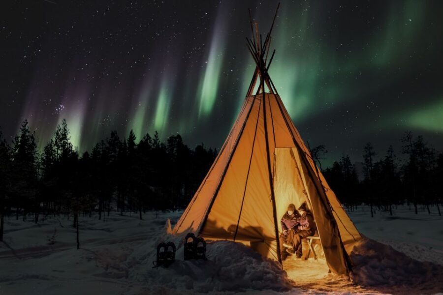 Levi: Northern Lights Campfire - Car and Bus Transfers: Getting to an Open-Sky Spot Above the Clouds