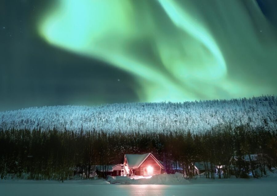 Levi: Northern Lights Snowmobile Tour with Snacks and Drinks - The First Snowmobile Loop (About 80 Minutes): Moonlight Riding and Real Sky Time