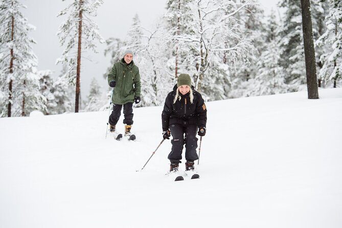 Premium Wilderness Skiing in Pyhä-Luosto National Park - The Altai ski setup: why these skis feel more forgiving