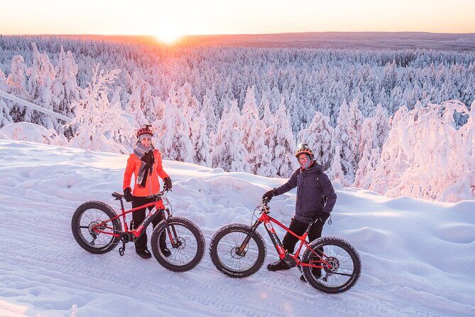 Private Electric Fat Bike Winter Tour in Rovaniemi - Riding back down: fun trails, city lights, and a warm garage finish