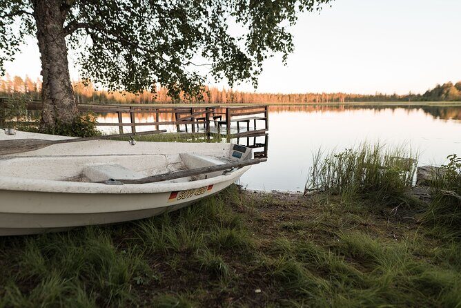 Private Lappish evening in the wilderness with traditional sauna and dinner - Step by Step: Sauna Heat, Ice Dip, and a Traditional Salmon Dinner