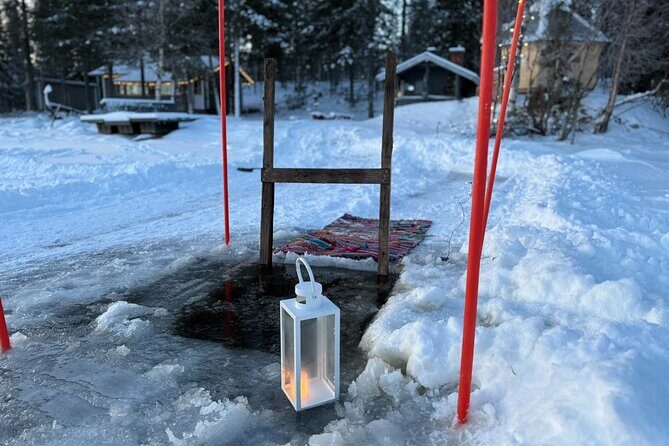 Private Traditional Sauna, Ice Dip and Dinner in the Wilderness - Key highlights at Soma Hideout (Levi)