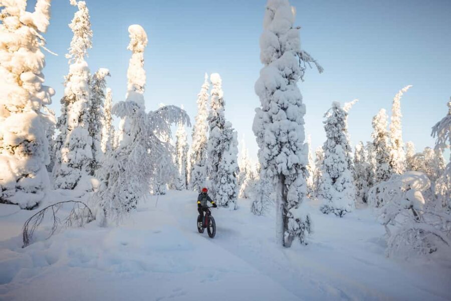 Pyhätunturi: Electric Fatbike Tour in Finnish Lapland - How the electric assist works on uphills (and why it still feels like biking)