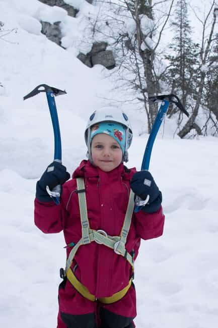 Pyhätunturi: Kid's Ice Climbing Adventure in Finnish Lapland - Tajukangas Ice Wall: What the Kids’ Route Actually Feels Like