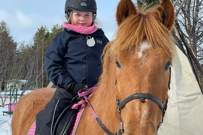 Riding Tour with Finnhorses at Santa Claus Village - The snowy trek: what the ride feels like on a Finnhorse
