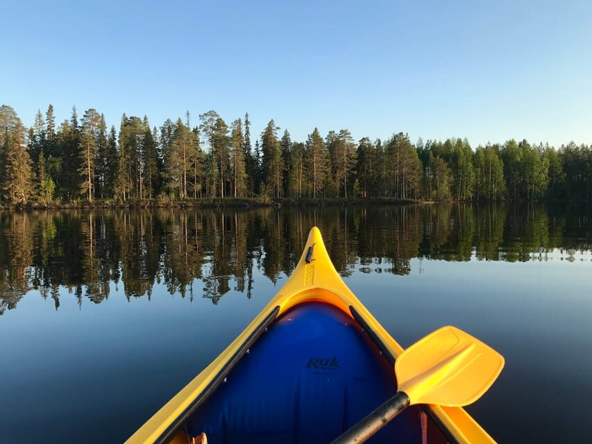 Rovaniemi: All-Day Canoe Adventure - Campfire Finnish snack: flint and steel, hot drinks, and why it matters