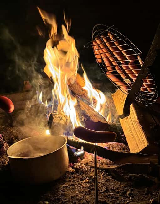 Rovaniemi: Aurora hunting and a fireside BBQ experience - The minivan ride: your real chance comes after you leave the city