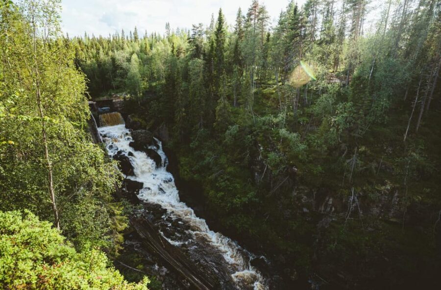 Rovaniemi: Auttiköngäs Waterfalls Hike Tour & Barbeque - The fireside BBQ: warm-up time after the hike