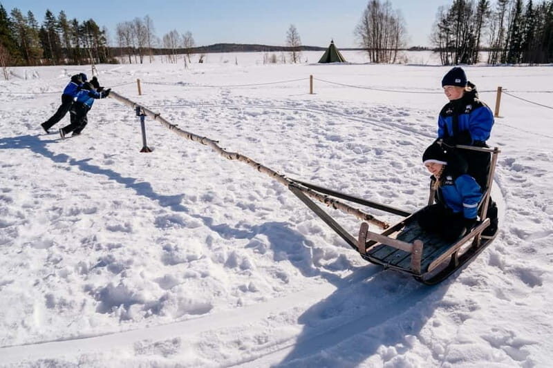 Rovaniemi: Full-Day Snow and Fun Activities - Mini snowmobiles for kids: big thrill, tight rules