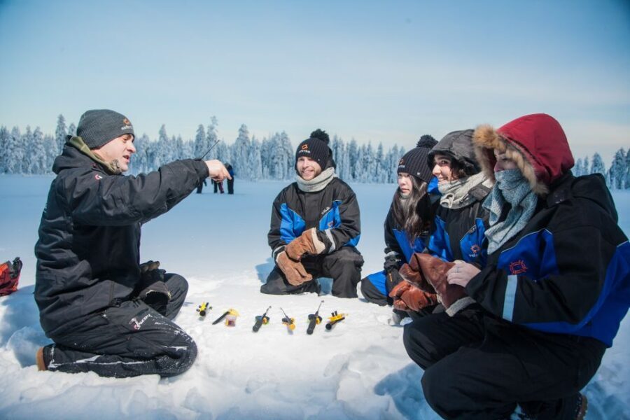 Rovaniemi: Guided Ice Fishing Experience - From pickup to the frozen lakes: why the ride sets the tone