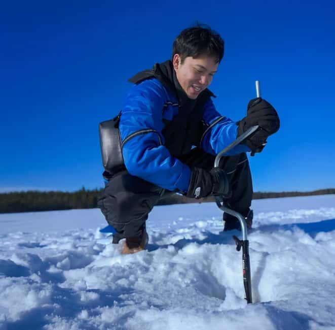Rovaniemi: Ice Fishing Small Group Tour & Barbeque - Pickup and arrival: your “be ready” moment