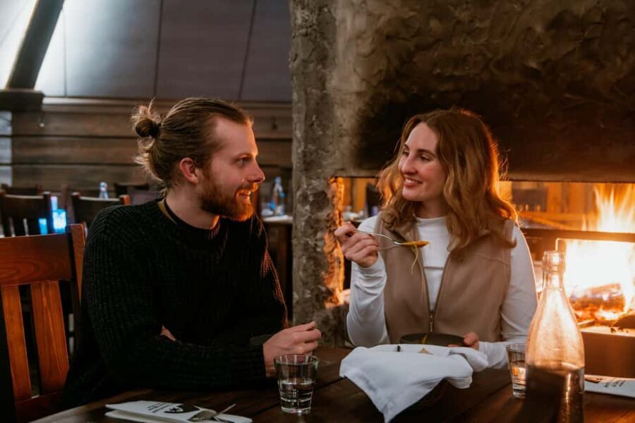 Rovaniemi: Snow Hotel Tour and Ice Restaurant Dinner - Bars, sledding, and the free-time pieces you can’t ignore