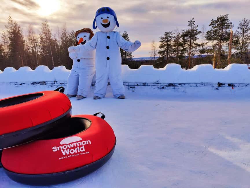 Rovaniemi: Snowman World Entrance Ticket - Ice Skating Rink: Fun Even If You’re Not a Pro