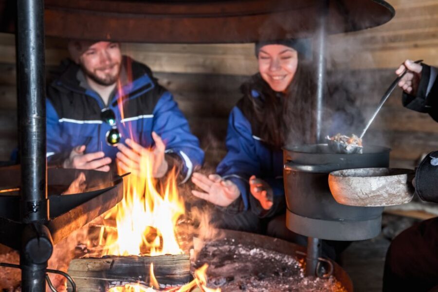 Rovaniemi: Snowmobile and Ice Fishing Adventure with Lunch - Ice Fishing on Frozen Rivers: What You’ll Do at the Fishing Spot