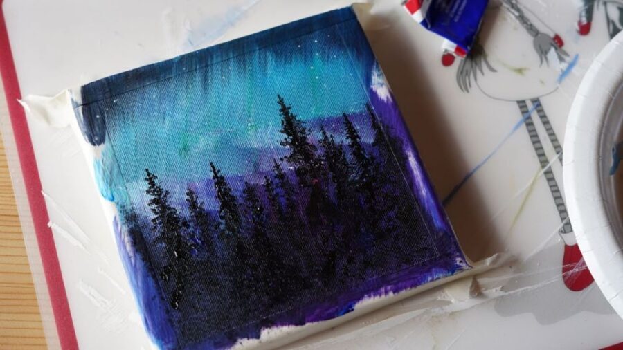 Rovaniemi: Workshop - Aurora painting - The Lapland house visit and the culture stories