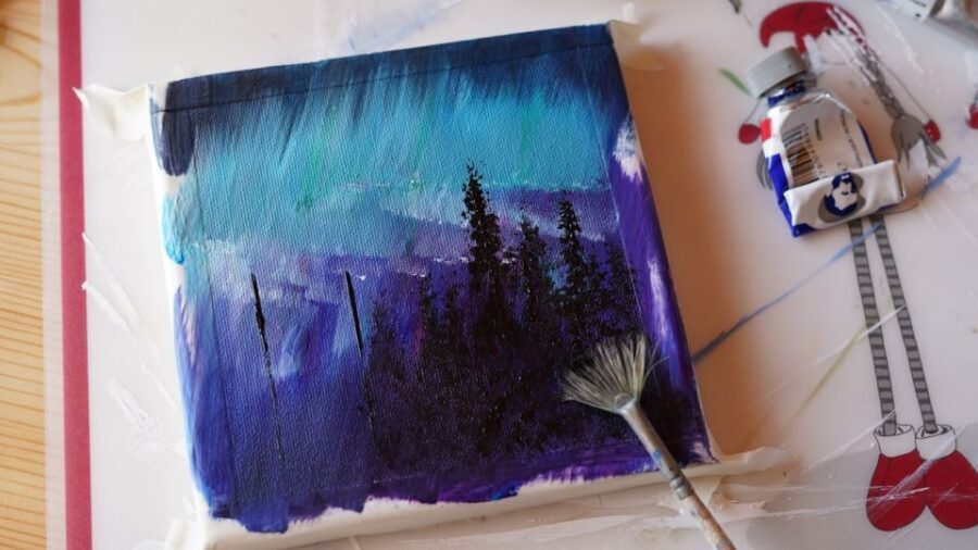 Rovaniemi: Workshop - Aurora painting - Best fit: who will enjoy this most?