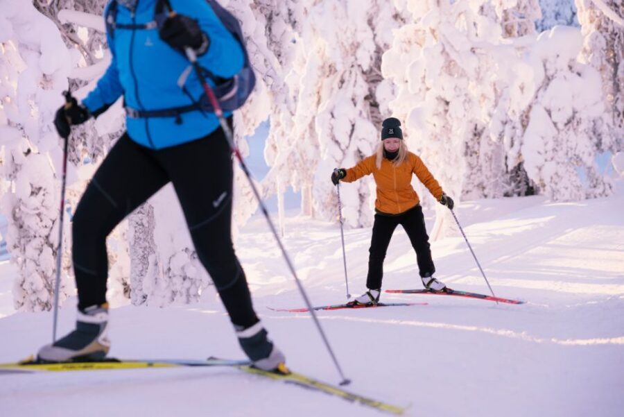 Ruka: Cross-country skiing - A beginner-friendly taste of a Finnish winter hobby
