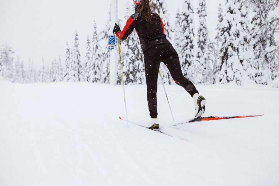 Ruka: Cross-country skiing - The short outing on official tracks